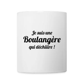 Boulanger / Boulangerie / Métier / Job - Mug blanc - blanc - Devant