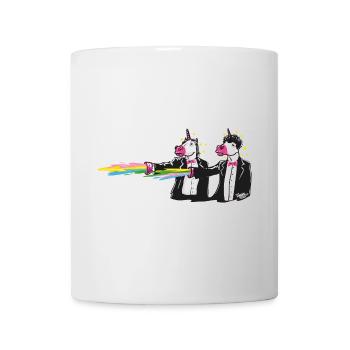 unicorns & rainbows - Mug - white - Front