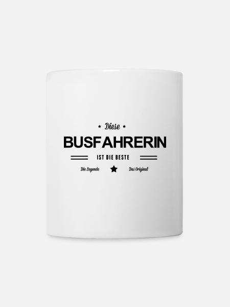 Beste Busfahrerin - Tasse - Weiß