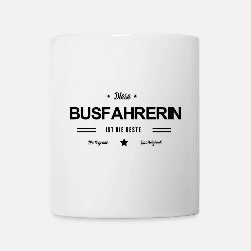 Beste Busfahrerin - Tasse - Weiß