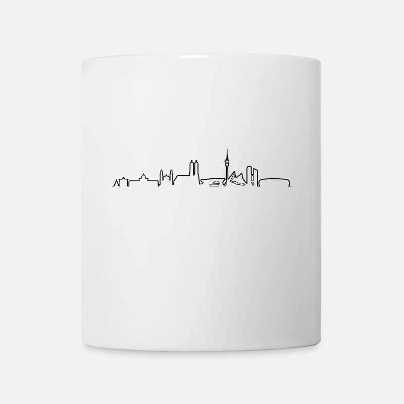 Skyline - München 2018 - Tasse - Weiß