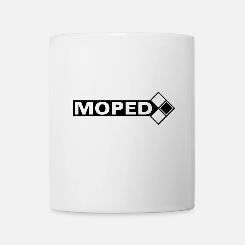 Moped Logo (1c) - Tasse - Weiß