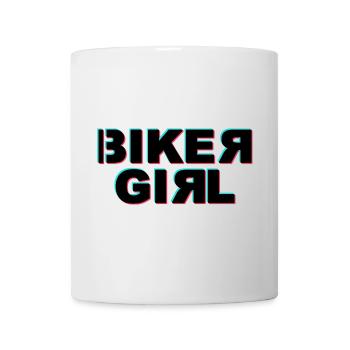 Biker girl glitch - Mug - white - Front