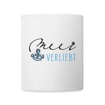 Meer verliebt - Tasse - Weiß - Vorne