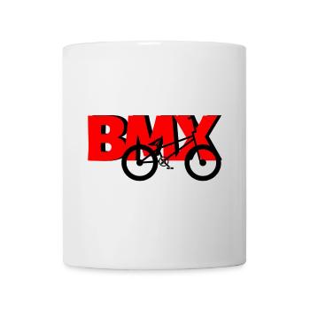 Chemise de pilote BMX – Cool Bike Motif - Mug blanc - blanc - Devant