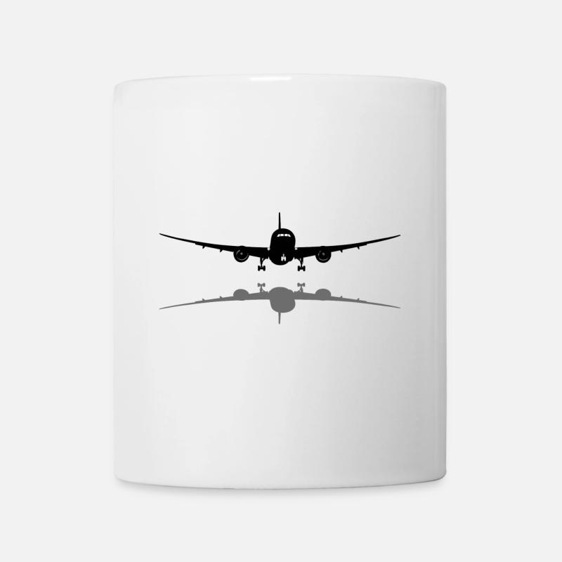 Passagierflugzeug - Tasse - Weiß