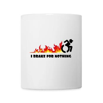 Ich werde mit meinem Rollstuhl für nichts bremsen # - Tasse - Weiß - Vorne