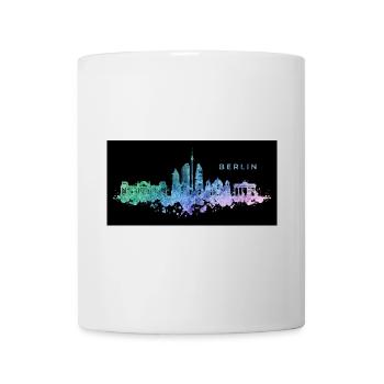Berlin Skyline - Tasse - Weiß - Vorne