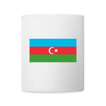 Autocollant drapeau de l'Azerbaïdjan Aufkleber Azerbaïdjan - Mug blanc - blanc - Devant