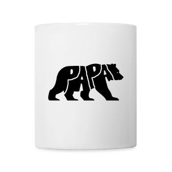 Papa Bär - Tasse - Weiß - Vorne