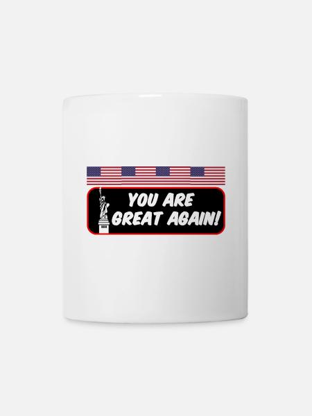 USA Amerika Biden Sprüche - Tasse - Weiß