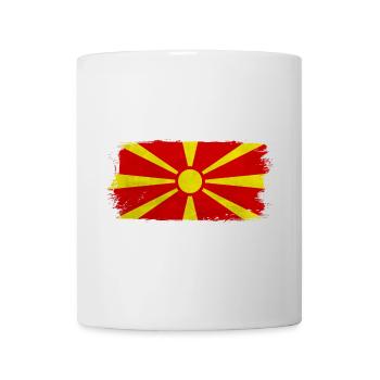 Macedonian sun on red - Mug - white - Front