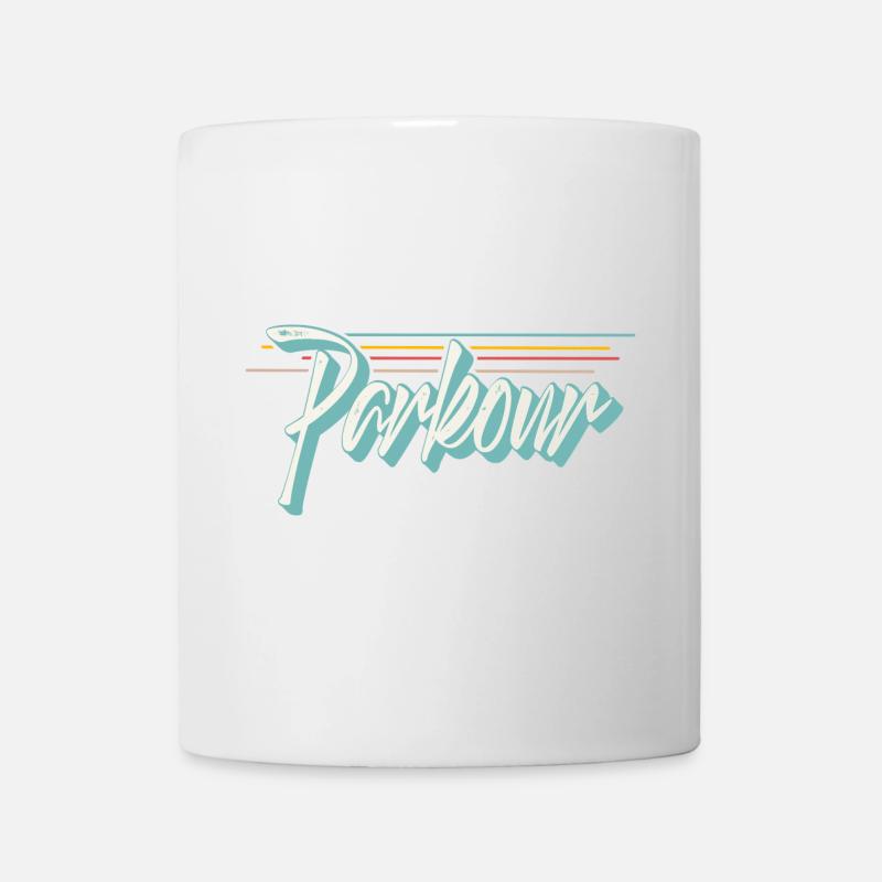 Parkour - Tasse - Weiß