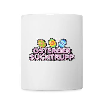 Ostereier Suchtrupp - Tasse - Weiß - Vorne