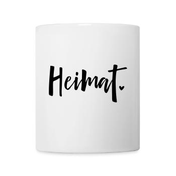 Heimat Herz Liebe Zuhause - Tasse - Weiß - Vorne