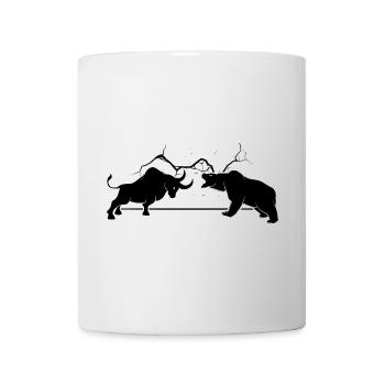 Bulle VS Ours - Mug blanc - blanc - Devant