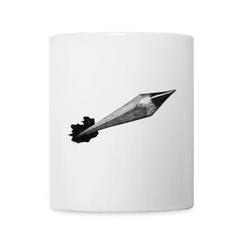 Bleistift - Tasse - Weiß - Vorne