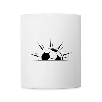 soccer sun fußball sonne symbol Fußball icon Logo - Tasse - Weiß - Vorne