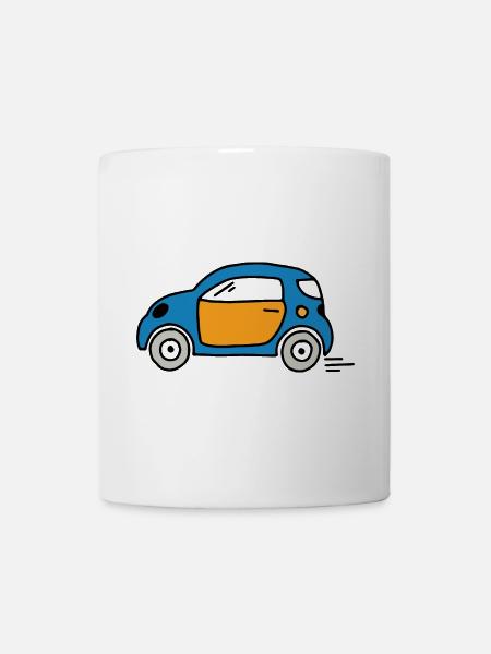 Auto - Tasse - Weiß