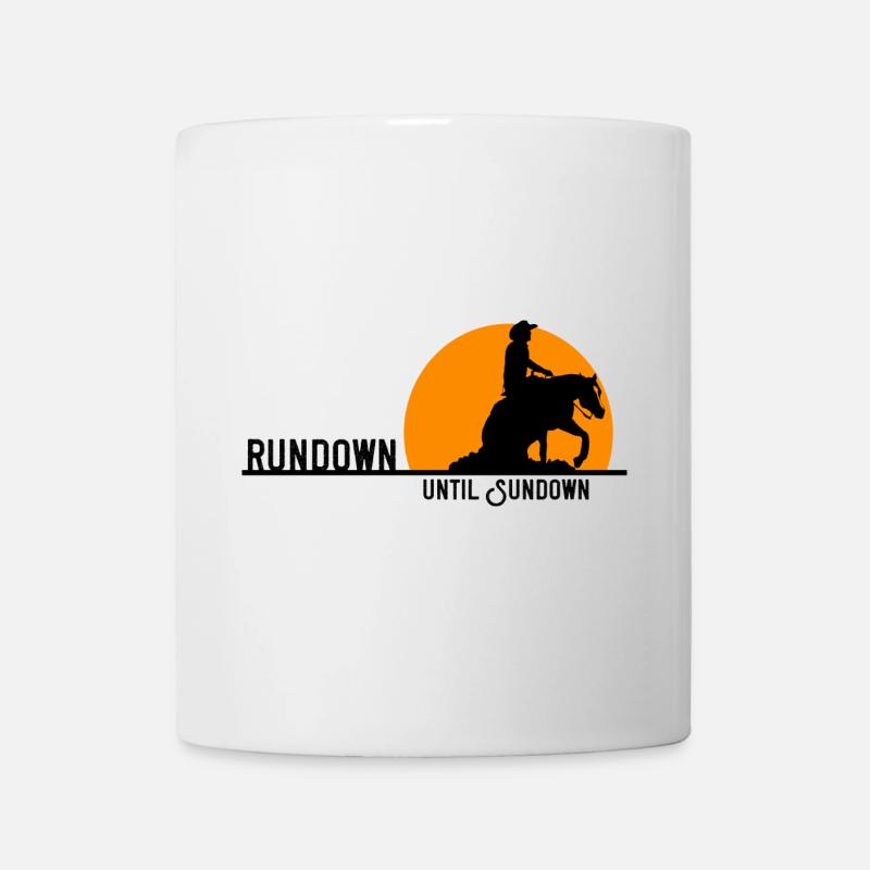 rundown until sundown - Tasse - Weiß