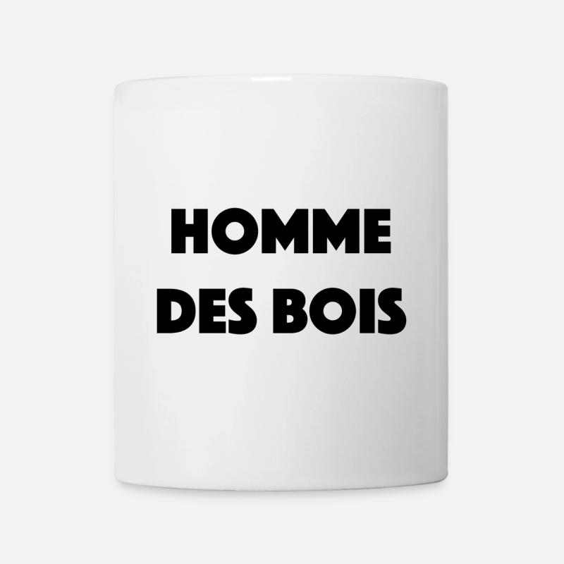 homme des bois - Mug blanc - blanc