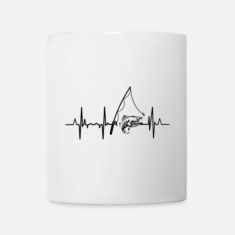 Fischerei Herzlinie - Tasse - Weiß