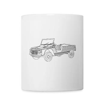 Der Mehari - Tasse - Weiß - Vorne