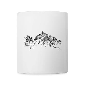 Walliser Weisshorn, Switzerland, Alps, Mountains, 4000m - Mug - white - Front