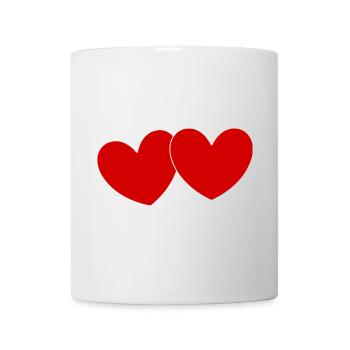 Heart Valentine's Day Gift Valentine's Day - Mug - white - Front