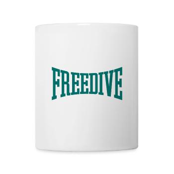 Freedive - Gift for Freedivers - Apnea Freediving - Mug - white - Front