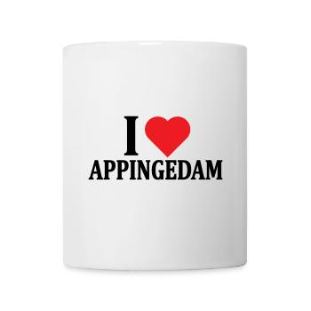 I love Appingedam t-shirt Nederland gift idea - Mug - white - Front