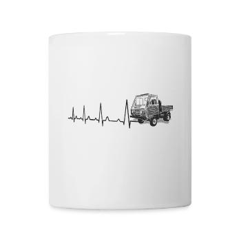 Heartbeat - Multicar M25 - Mug blanc - blanc - Devant