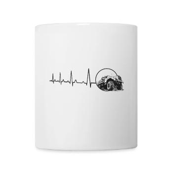 Heartbeat Kraz GDR Camion - Mug blanc - blanc - Devant