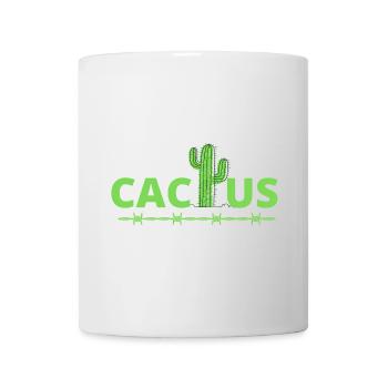 cactus, humorous cactus - Mug - white - Front