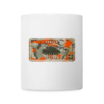 Panzer Veteran Vintage Design - Tasse - Weiß - Vorne