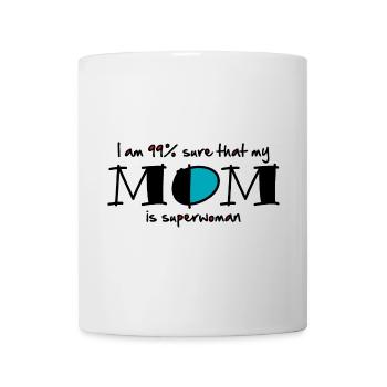 99% Superwoman (eng) - Tasse - Weiß - Vorne