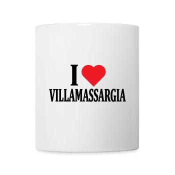 T-shirt J’adore Villamassargia t-shirt - Mug blanc - blanc - Devant