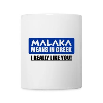 Malakas Funny Shirt - Tasse - Weiß - Vorne