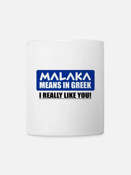 Malakas Funny Shirt - Tasse - Weiß