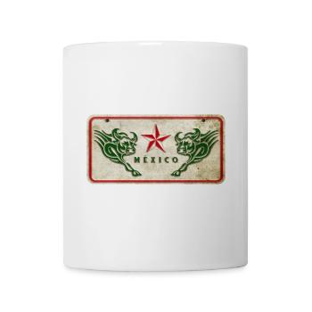Mexico Bull Shield - Mug - white - Front
