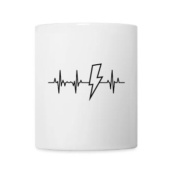 Elektriker Herzklopfen - Tasse - Weiß - Vorne