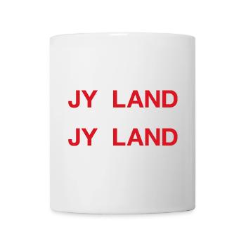 JYLLAND Dänemark Denmark Dänische Flagge - Tasse - Weiß - Vorne