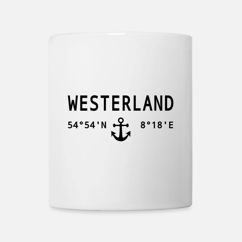 Westerland - Tasse - Weiß
