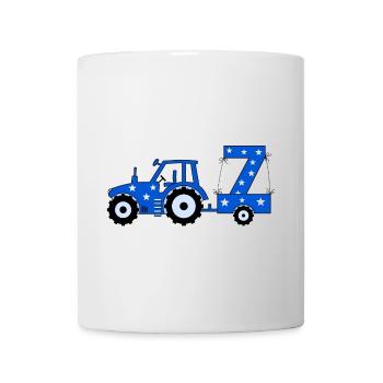 7th Birthday Tractor - Mug - white - Front