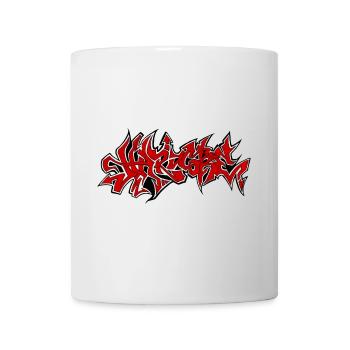 HardCore Design Rot - Tasse - Weiß - Vorne
