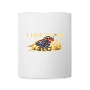 I LOVE RC RC RADIO TRUCKS - Mug - white - Front