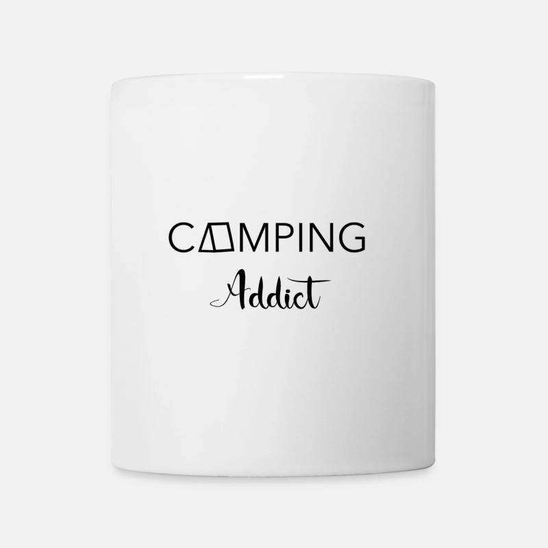 Camping Addict - Tasse - Weiß
