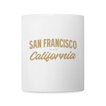 San Francisco Vintage Script - Tasse - Weiß - Vorne