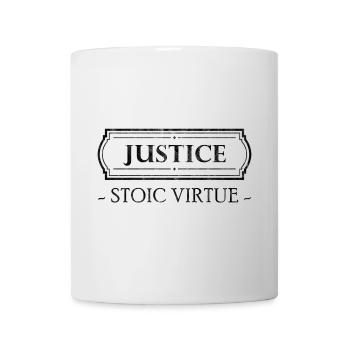 Stoic Virtue Justice Stoicism Gift Stoic - Mug - white - Front