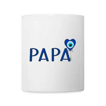 Papa mit Nazar Luftballon - Tasse - Weiß - Vorne